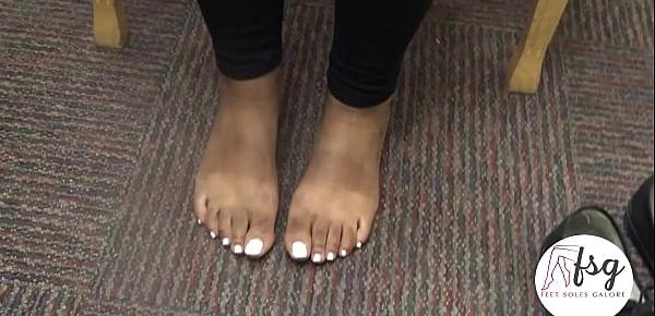 Ebony Candid College Ethiopian Feet Soles and Toes